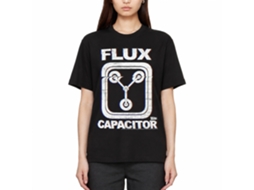 Rockinstone Back To The Future Movie Flux Black Adult T-shirt Size:l