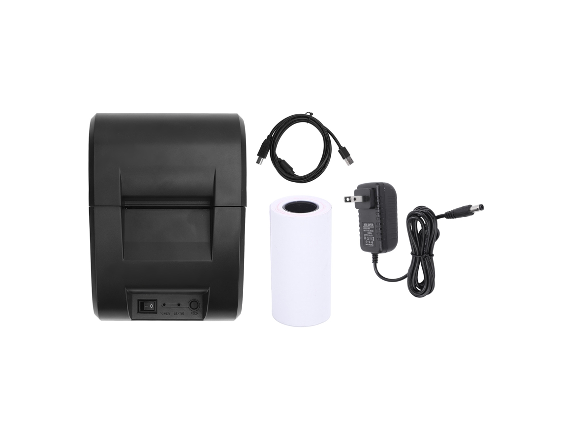 Impressora Térmica De Recibos 58mm Usb Bluetooth Impressora Pos De Alta Velocidade Para Restaurante Cozinha Sistema Plug Us