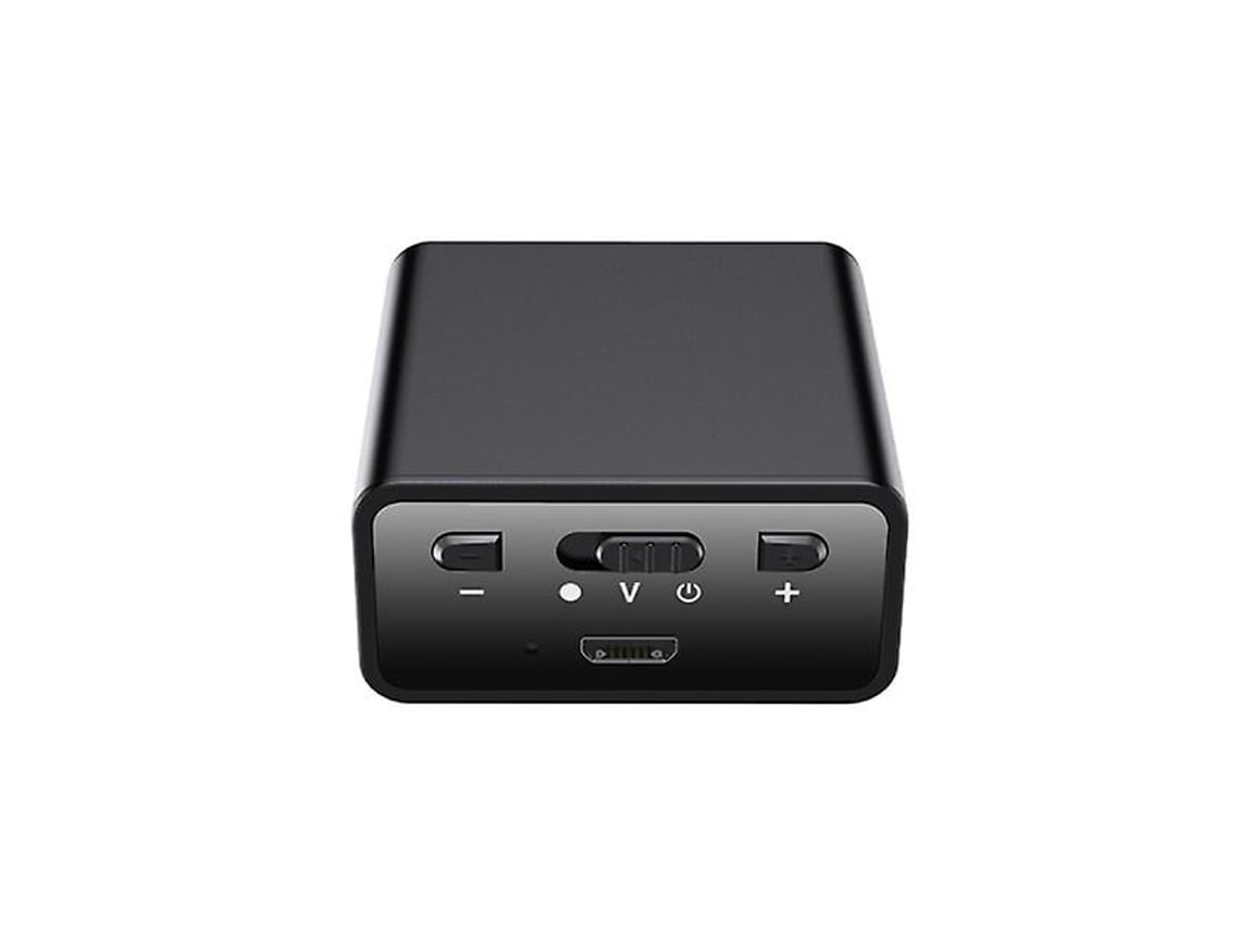 Lurelia Gravador De Chamadas Telefónicas 8gb Com Ativação Por Voz, Redução De Ruído, Gravação Com 1 Tecla Para Reuniões, Palestras - Preto