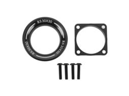 Capa de Ventilação 30x30mm para Motor Carro Rc Preto