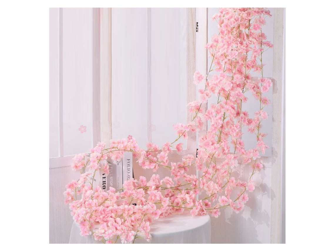 Guirlanda de Sakura LAXISCREED 1,8m Rosa Claro