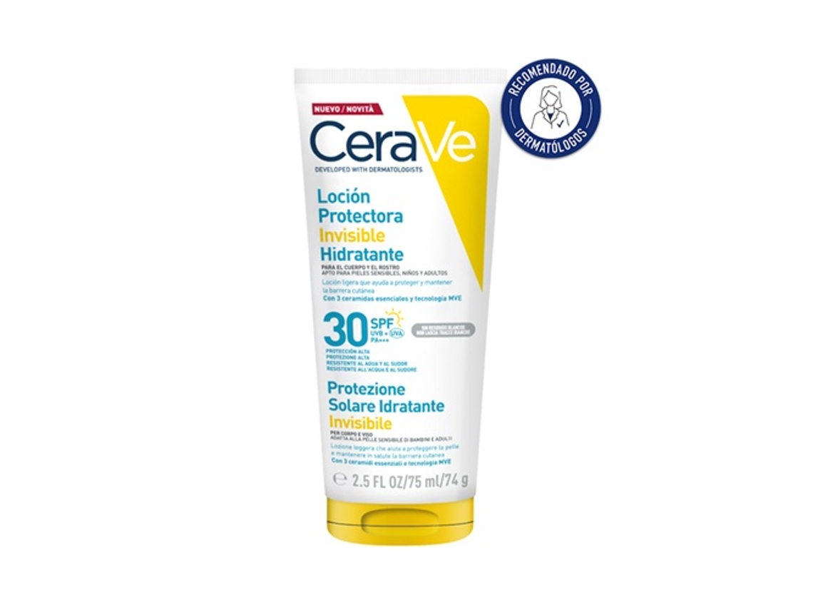 Locion Protectora Invisible Hidratante Spf30 75ml CERAVE