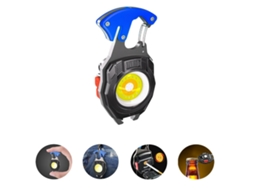 Chaveiro Lanterna,YIZHOOD Lantern-0149 Lanternas Led Chaveiro Cob Luzes de Trabalho com Função de Aquecedor Recarregável Por Usb Preta YIZHOOD