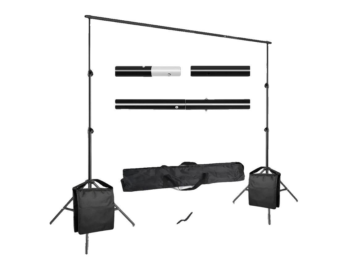 Suporte De Fundo, Altura Ajustã¡vel, Design Portã¡til, Saco De Areia Normal, 2.6x3 Oem
