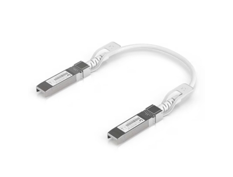 Cabo De Fibra Ótica Ubiquiti Uplink Branco Uacc Uplink Sfp28 0.3m