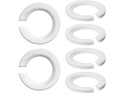 Anel Adaptador Para Abajur E27 E14, Arruela Redutora, De Rosca E27, Conversão - 6 Peças-aquaforge