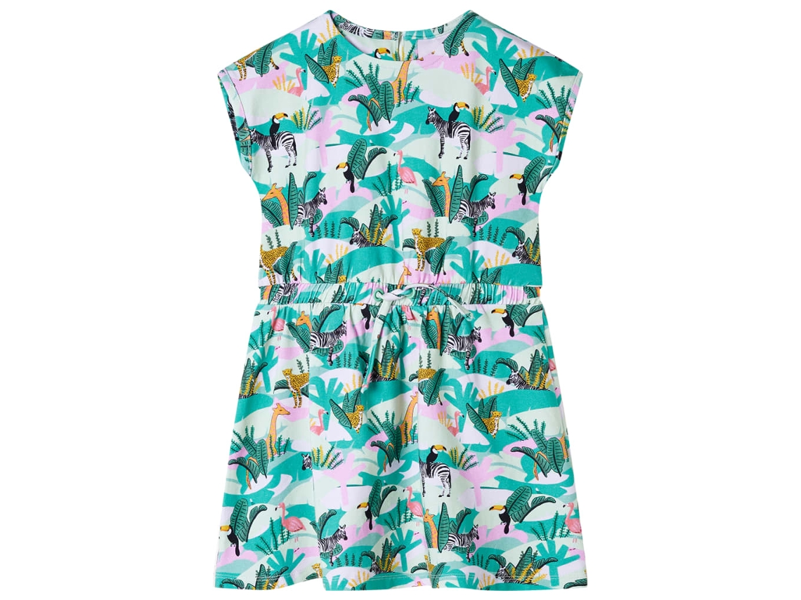 Vestido Para Criança Menta-claro 128