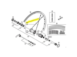 Shimano 6800 Rear Right Spoke