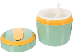 Marmita Bento Reutilizável Zerodeko De 1000ml, Com Dupla Camada E Boa Vedação, Recipiente Térmico Ideal Para Escritório