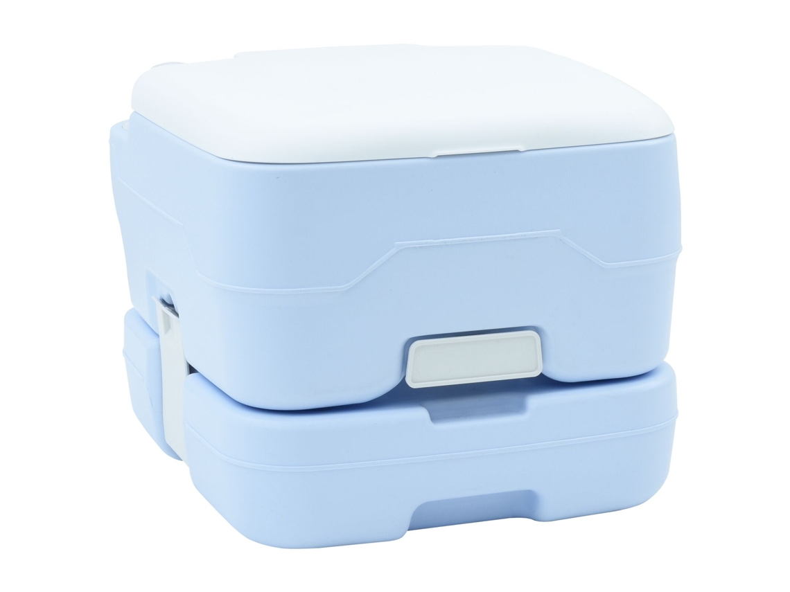 Toalete Portátil Impermeável Para Camping Vidaxl Blue Plastic