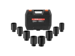 VEVOR 8 Pcs 12 Pontos 12 7 Mm de Profundidade Soquetes de Porca de Eixo Métrico