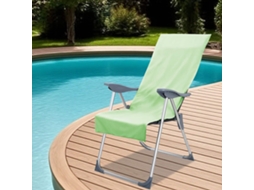Vidaxl Toalhas Para Cadeiras Exteriores 2 Pcs Verde 130 X 60 Cm