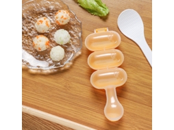 1 Unidade De Bolinho Arroz Para Sushi, Formato Esférico, Pequeno, Laranja