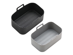 Panela de Silicone para Air Fryer Forro Reutilizável Tabuleiro de Silicone NEVEANCE