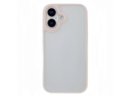 Capa Curva De Pctpu Para Iphone 16, Proteção Antiqueda, Rosa