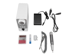 Máquina De Broca Para Unhas Profissional 35000 Rpm Com Pedal De Pé Rotação Para Frente E Ré Inserção Elétrica Eu Plug