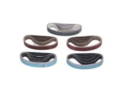 Conjunto de 30 lixas de cinta para afiar facas, grãos 80 a 1000, 19 mm (3/4 pol.) e 30 cm (12 pol.).