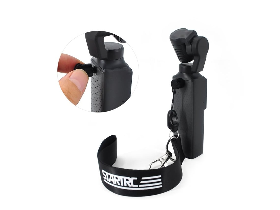 Alça de Câmera Portátil de Ombro Suporte de Câmera para Fimi Palm Gimbal Neck Starp Preto