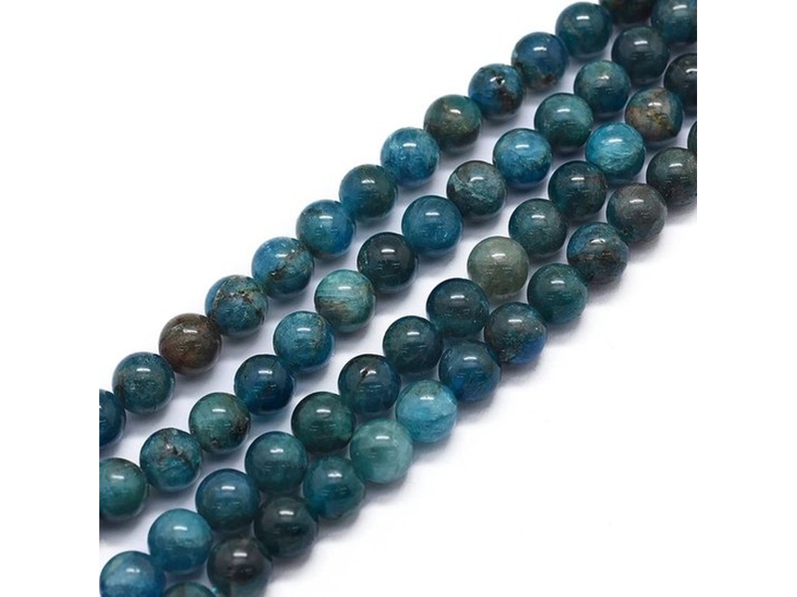 Apatita Natural - Cordões De Apatita 8mm Para Fazer Joias