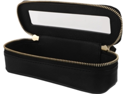 Bolsa de Viagem Grande, Impermeável, Em Couro Pu, Preta.
