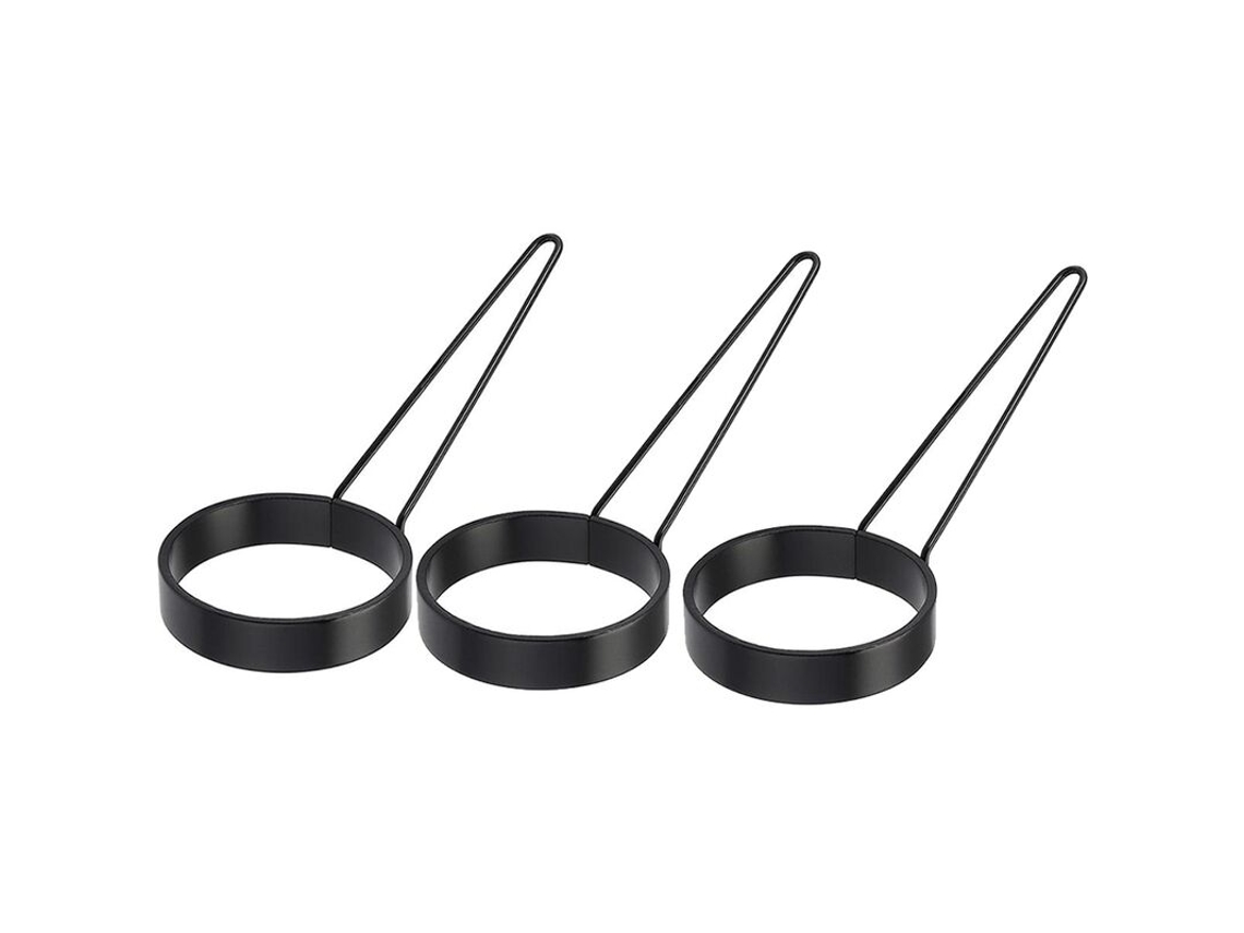 Conjunto De 3 Anéis Redondos Para Ovos, Forma Antiaderente Para Omeletes, Utensílios De Cozinha Domésticos, Forma Para Ovos