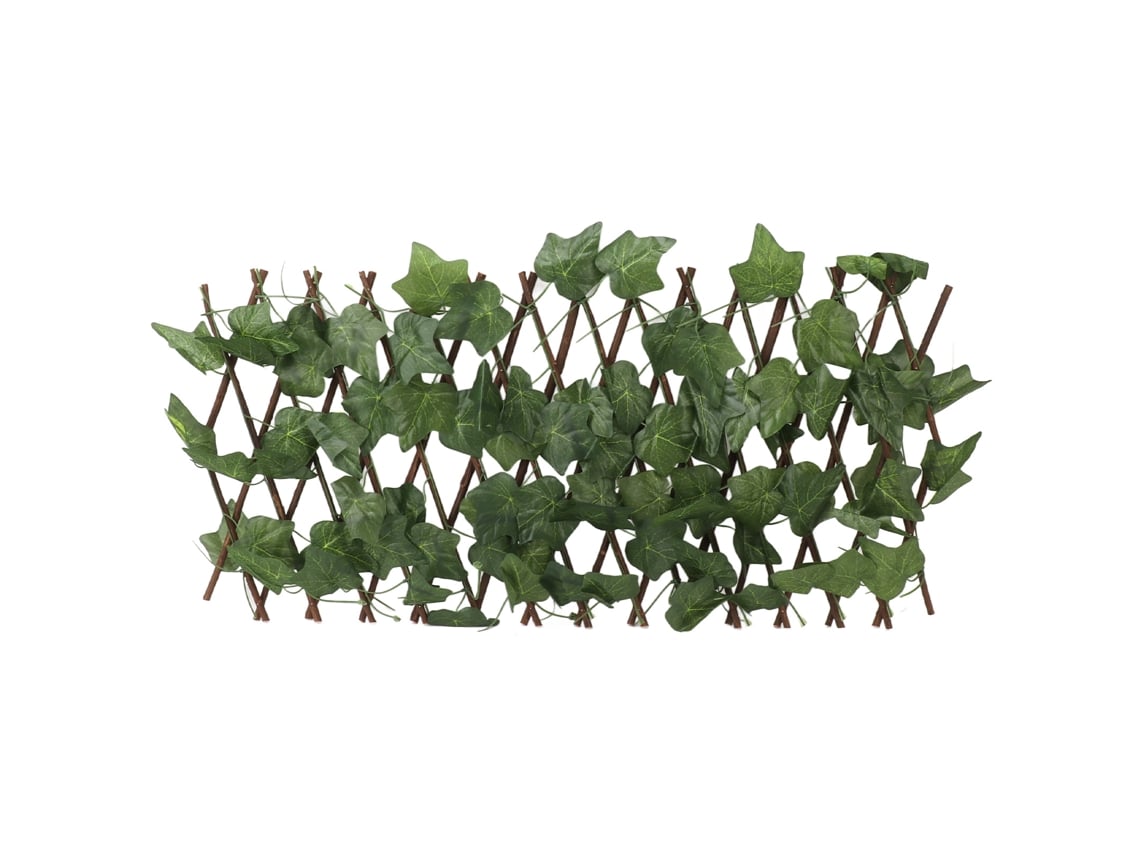 Cerca de hedges artificial expandível com folhas de Virginia Creeper