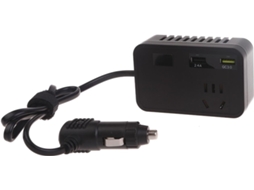 Carregador Portátil Para Carro Com Duas Portas Usb, Fonte De