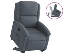 Stand Up Recliner Chair, Stand Up Recliner Chairs Vidaxl Cinzeto Veludo