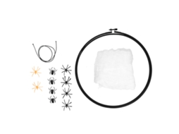 Kit de bordado de Halloween com design de aranha para decoração em casa e presente S/MARCA
