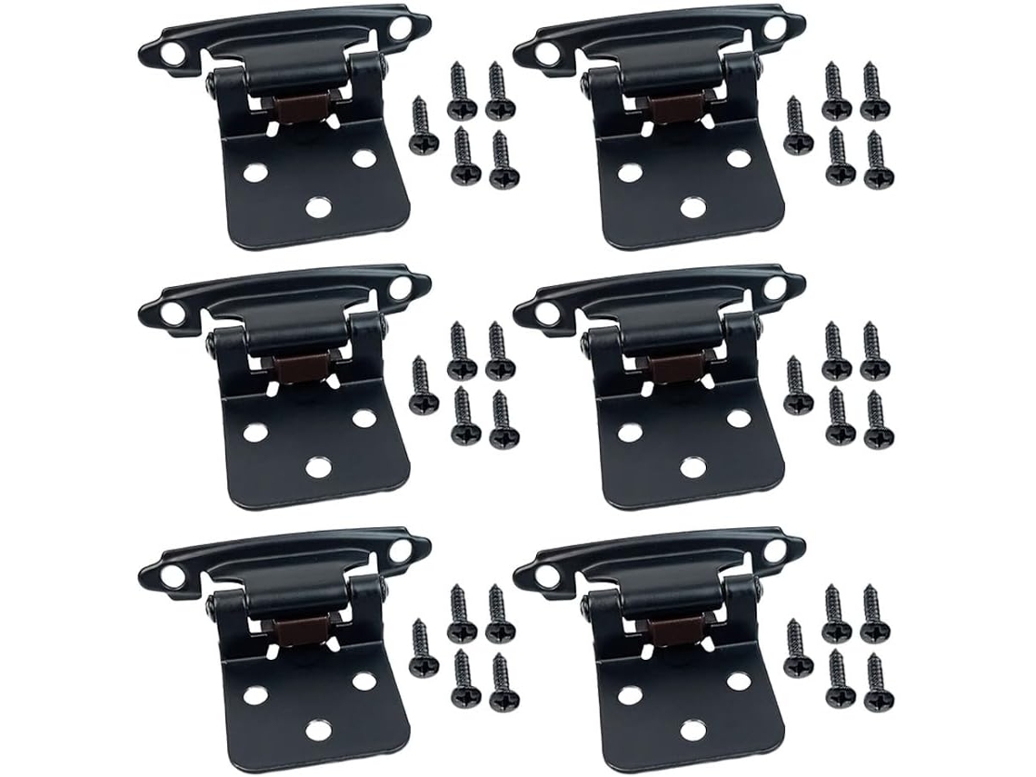 Dobradiças Zyncue Para Armários, Com Fechamento Automático, Design Embutido 38, Metal De 15mm Espessura, Para Móveis De