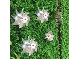Roda Giratória Repelente Pássaros Jardim Decorativo 10un