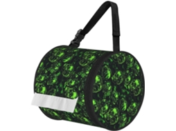 Porta Papel Higiênico Dobrável Com Estampa De Caveira Camuflada Verde 3 Unidades, Ideal Para Banheiros E Carros