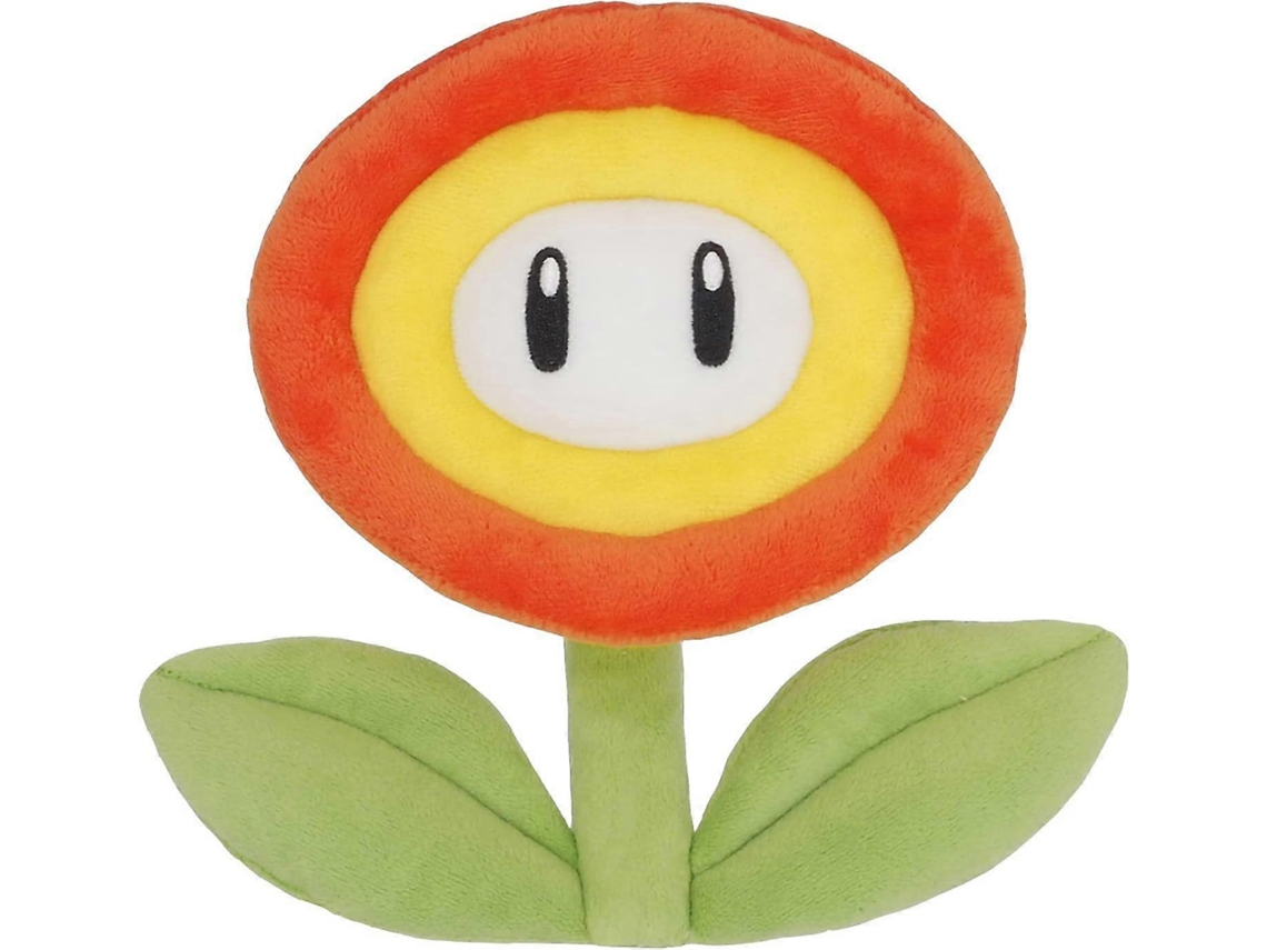 Little Buddy 1822 Coleção All Star Super Mario Pelúcia Flor De Fogo 7 Polegadas Multicolorida