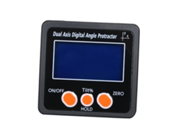YURU Inclinômetro Digital de Eixo Duplo IP65, Retroiluminado, Medidor de Ângulo 4x90°, Alumínio