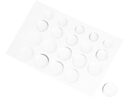 Conjunto De 20 Adesivos Decorativos De Cristal Para Botões De Volante