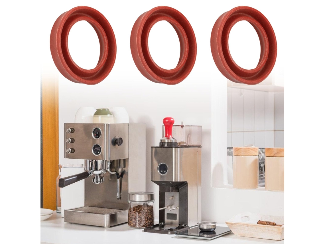Conjunto com 10 Juntas de Silicone para Máquina de Café, Ideal para Manutenção Doméstica Ou Cafetaria, Substituição Simples.