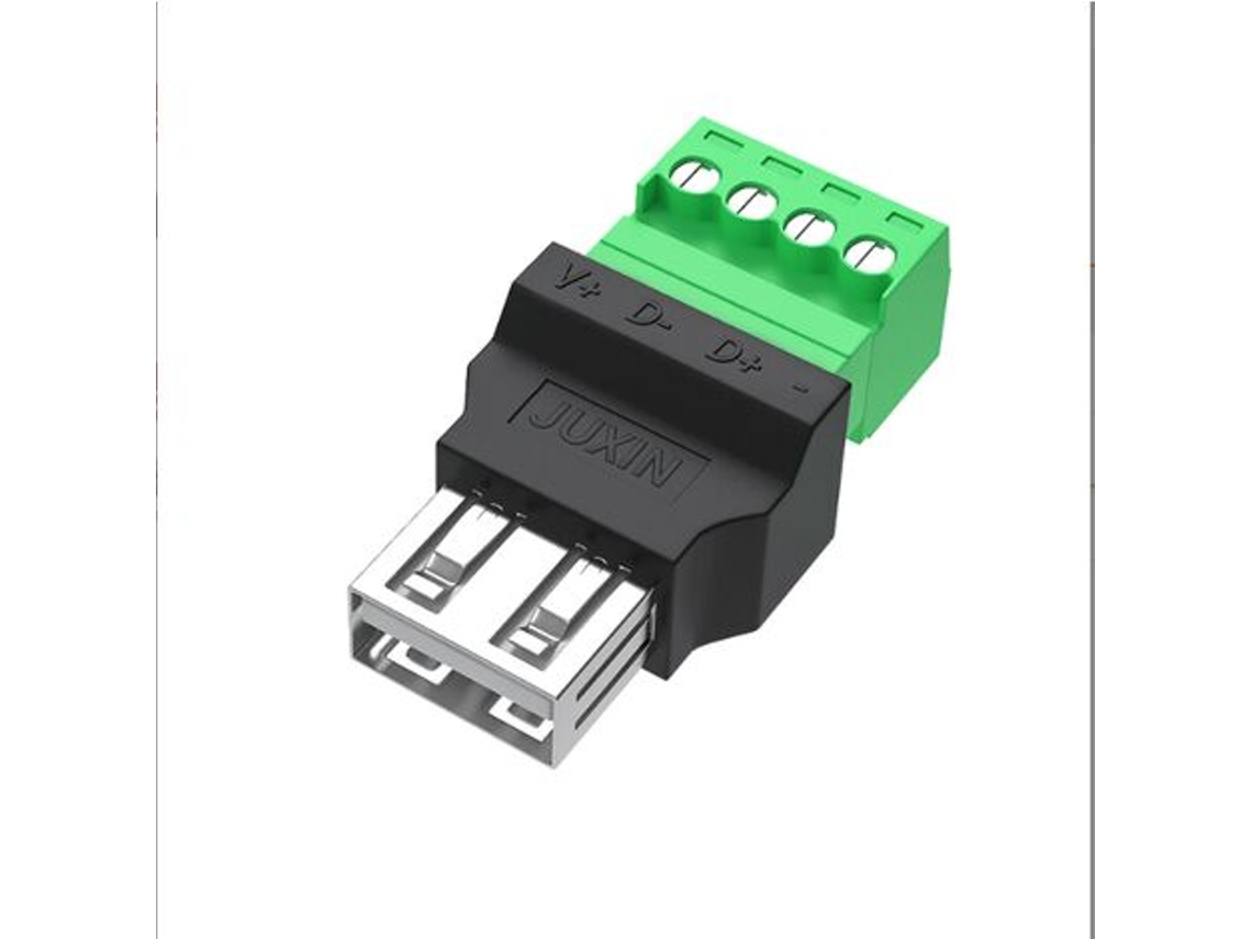 Conjunto De 4 Conectores Usb Sem Solda, Conector Usb Para Celular, Teclado E Mouse Aquaforge (fêmea)