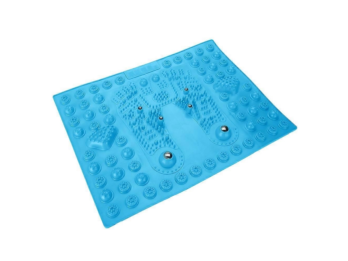 Tapete De Massagem Para Os Pés Com Magnetita, Acupressão E Reflexologia, Ideal Para Mulheres. Cor Verde.