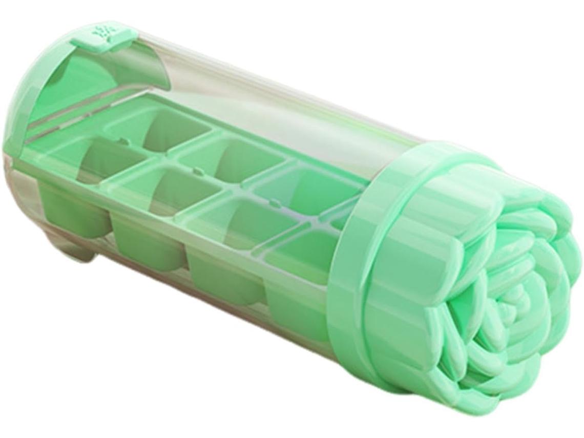 Forma De Gelo De Silicone De Qualidade Alimentar Com 8 Cavidades.