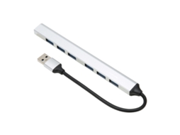 Aetheria hub Usb3.0 Portátil Ultra Fino Alumínio 7 Portas Extensor Adaptador para Laptop