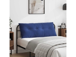 Vidaxl Travesseiro Para Costas Azul Polícia 120 X 50 Cm
