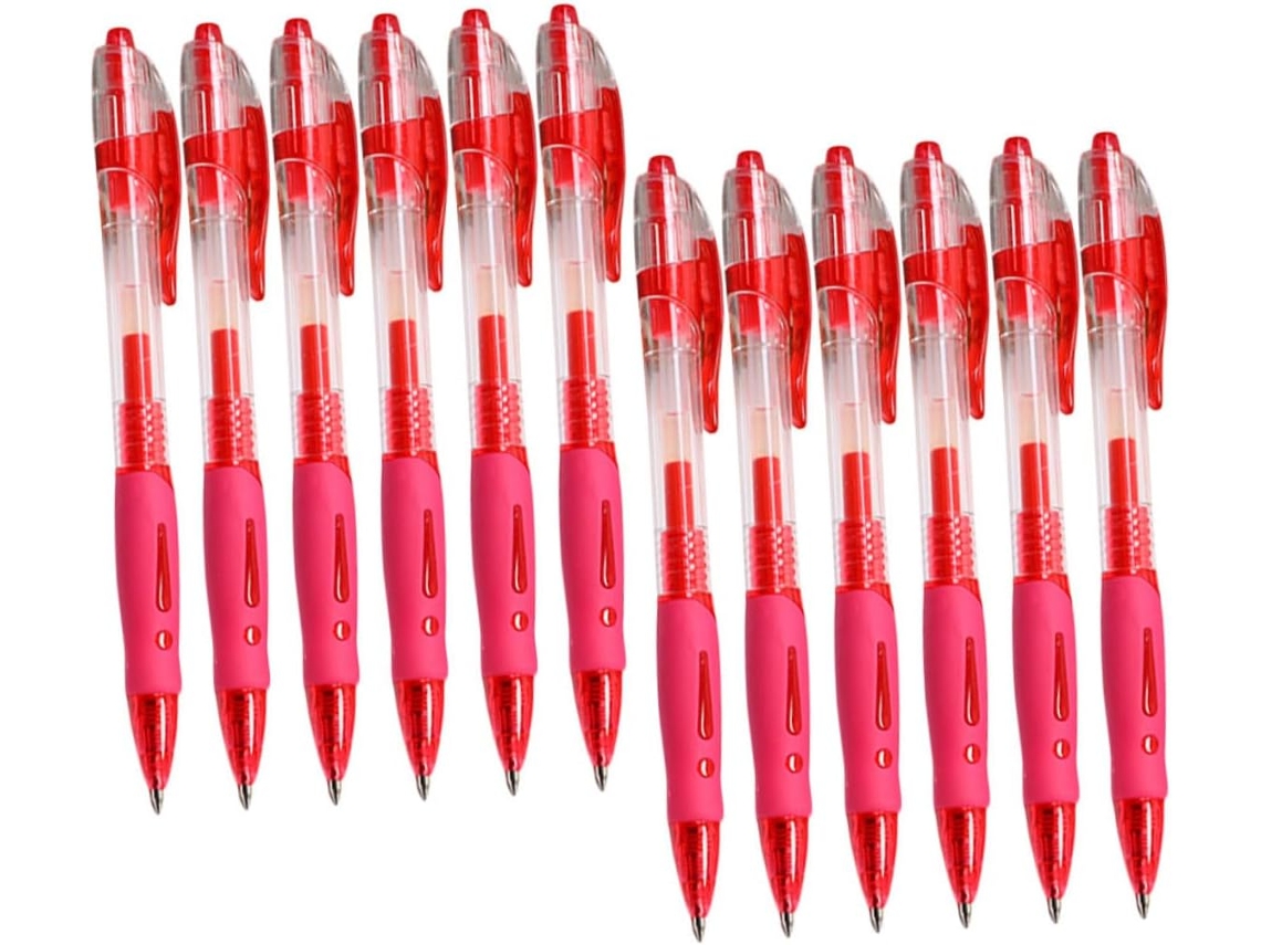 Conjunto De 12 Canetas Em Gel Para Escritório E Material Escolar,
