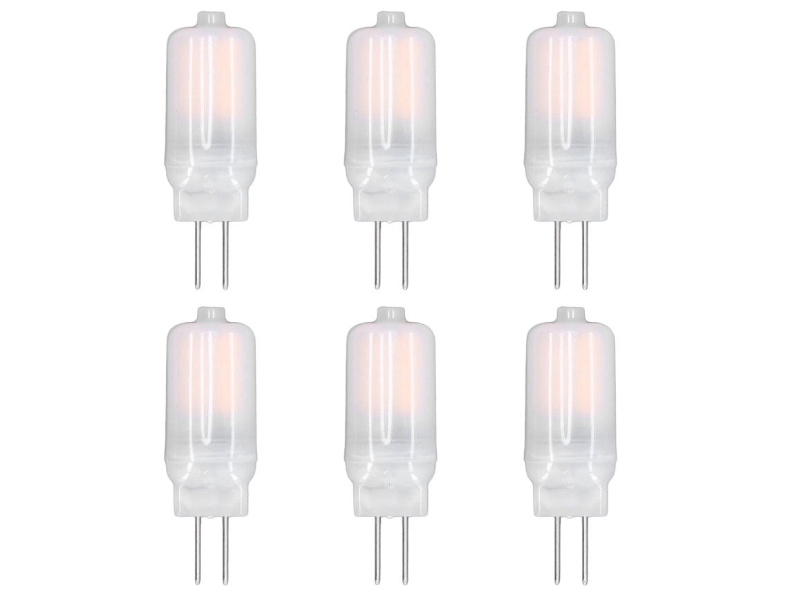 2026 6pcs Bombilla Led G4 12v 3w Luz Cálida 360° Iluminación Y Disipación de Calor Consumo Bajo Interfaz Estándar