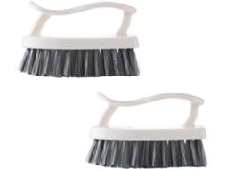 Escova De Limpeza Sapatos Plástico Beauvorty 2 Peças