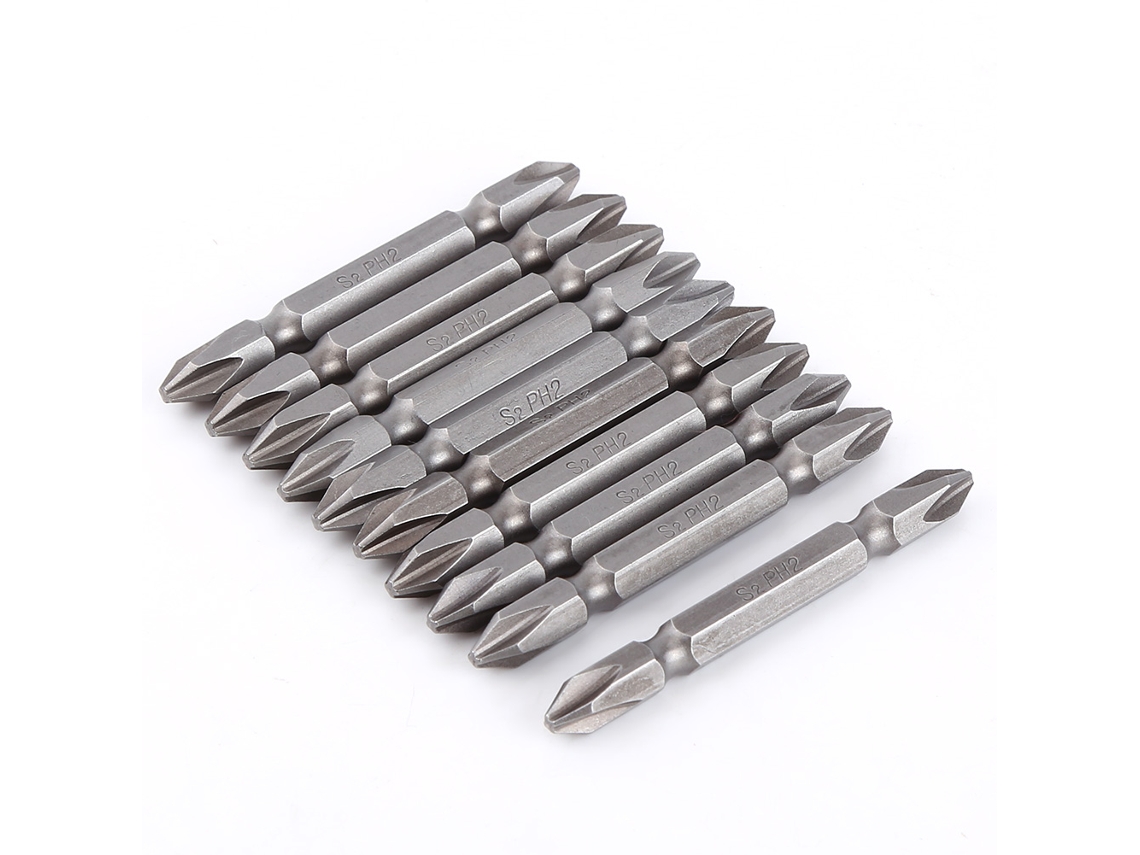 Conjunto de Bits de Pregoeiro Elétrico Ph2 65mm Aço Liga Magnética