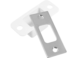 Bestyash 1 Conjunto De Placa Reforço Trinco Porta Em Aço Inoxidável Portas Compactas