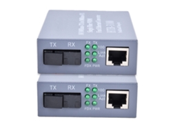 Laxiscreed Conversor De Fibra Óptica Ethernet 100mbps Para Transmissão Segura