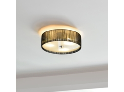 Candeeiro de Tecto LUX.PRO Preto/Branco (42 W - E27)