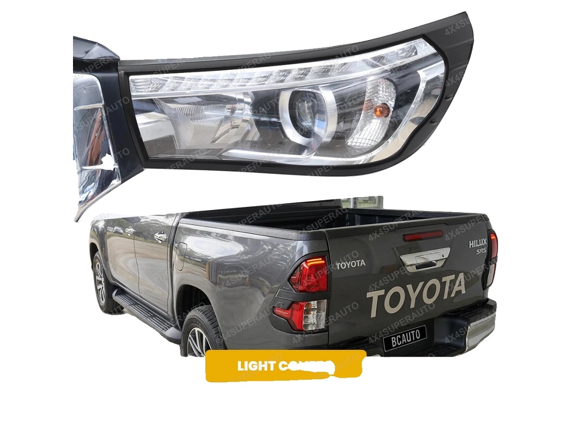 Capa De Farol E Lanterna Traseira, Material Abs Protetor, Instalação Fácil, Capa Leve