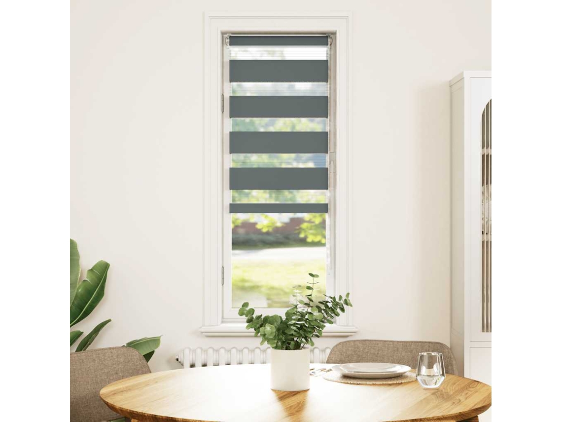 Maison Exclusive - Cortina De Zebra 50x100 Cm Largura Do Tecido 45,9 Cm Poliéster